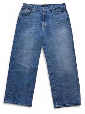 Light blue modern American Savannah High Rise Wide Leg Jeans